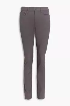 L'Homme брюки узкого кроя из саржи из смесового хлопка FRAME, серый