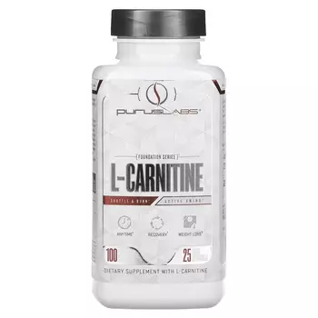 L-карнитин Purus Labs Foundation Series, 100 капсул