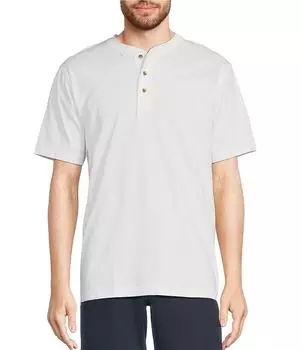 L.L.Bean беззаботная безусадочная футболка традиционного кроя с короткими рукавами на пуговицах, белый