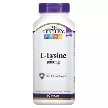 L-Лизин 21st Century, 90 таблеток
