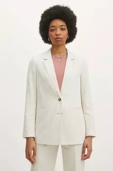 Льняная блейзер Medicine, бежевый