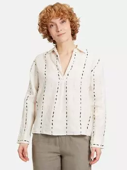 Льняная блузка Cartoon, черный