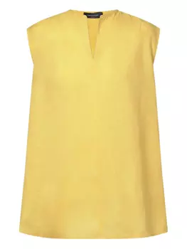 Льняная блузка Fabiana Filippi, желтый