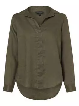 Льняная блузка Franco Callegari, хаки