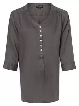 Льняная блузка Franco Callegari, серый