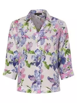 Льняная блузка Franco Callegari, зеленый