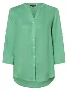 Льняная блузка Franco Callegari, зеленый
