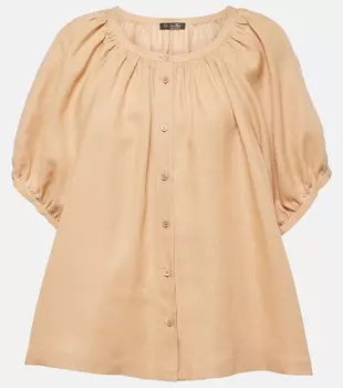 Льняная блузка Loro Piana, Ginseng