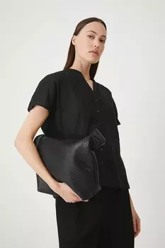 Льняная блузка Medicine, черный