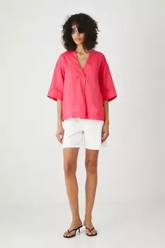 Льняная блузка Medicine, оранжевый