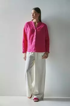 Льняная блузка Medicine, розовый