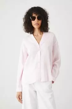 Льняная блузка Medicine, розовый