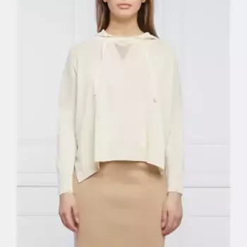 Льняная блузка обычного кроя Peserico, бежевый