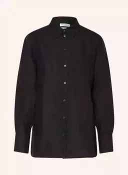 Льняная блузка-рубашка Marc O'Polo, черный