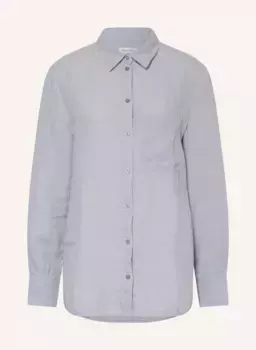 Льняная блузка-рубашка Marc O'Polo, серый
