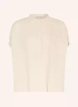 Льняная блузка-рубашка Mrs & Hugs, бежевый