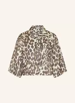 Льняная блузка-рубашка Mrs & Hugs, мультиколор