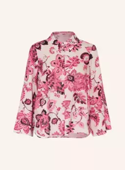 Льняная блузка-рубашка Mrs & Hugs, розовый
