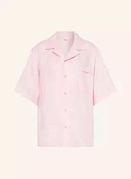 Льняная блузка-рубашка Pangaia, розовый