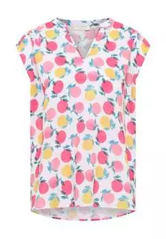 Льняная блузка рубашка свободного покроя Eterna, розовый