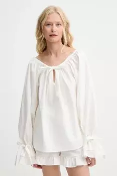 Льняная блузка The Sleeper, бежевый