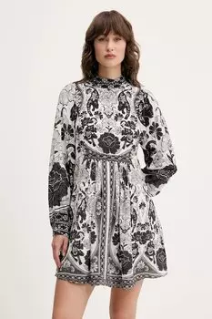 Льняная блузка United Colors Of Benetton, красный