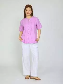 Льняная блузка Vicci Germany, фиолетовый