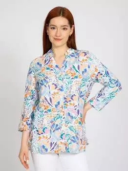 Льняная блузка Vicci Germany, синий