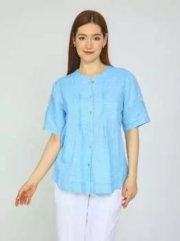 Льняная блузка Vicci Germany, синий