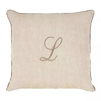 Льняная декоративная подушка с цифрами - Сантьяго Lisola