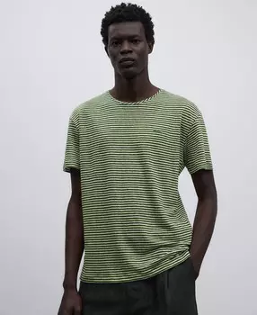 Льняная футболка Adolfo Dominguez, белый