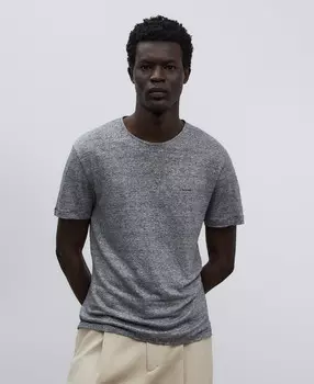 Льняная футболка Adolfo Dominguez, белый