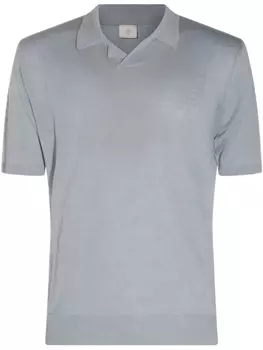 Льняная футболка Eleventy, синий