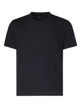 Льняная футболка Fedeli, синий