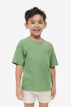 Льняная футболка H&M