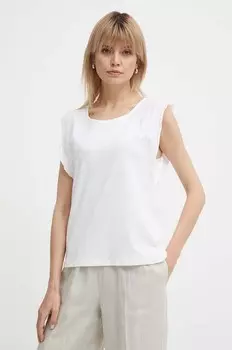 Льняная футболка KAI Pepe Jeans, бежевый
