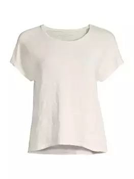 Льняная футболка Majestic Filatures, слоновая кость