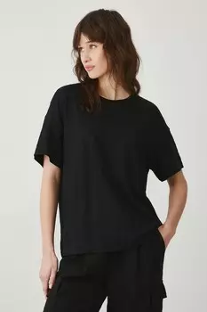 Льняная футболка Medicine, черный