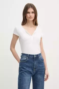 Льняная футболка Mos Mosh, белый