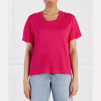 Льняная футболка Samse Samse, розовый