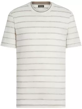 Льняная футболка Zegna, белый