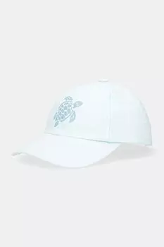 Льняная кепка с козырьком CAMO Vilebrequin, синий