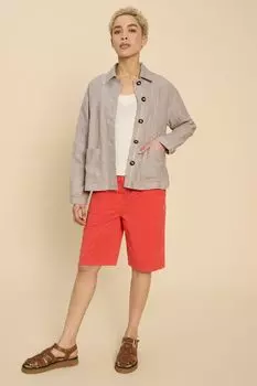 Льняная куртка Кэрри White Stuff, бежевый