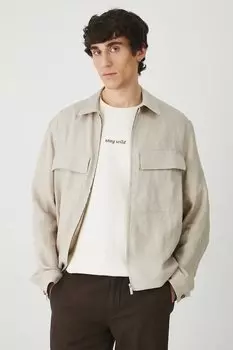 Льняная куртка Medicine, бежевый