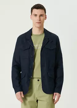 Льняная куртка Michael Kors, синий