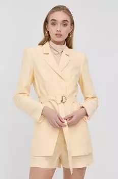Льняная куртка Patrizia Pepe, желтый