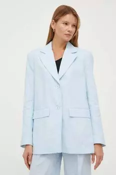 Льняная куртка Remain, синий