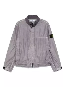 Льняная куртка Stone Island, фиолетовый