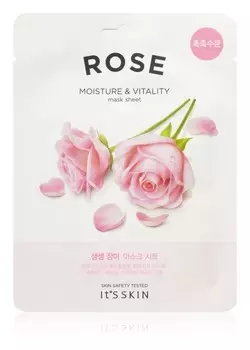 Льняная маска с увлажняющим и оздоравливающим эффектом Its Skin The Fresh Mask Rose