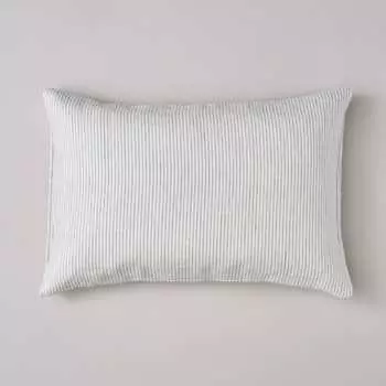 Льняная наволочка Bassols, зеленый